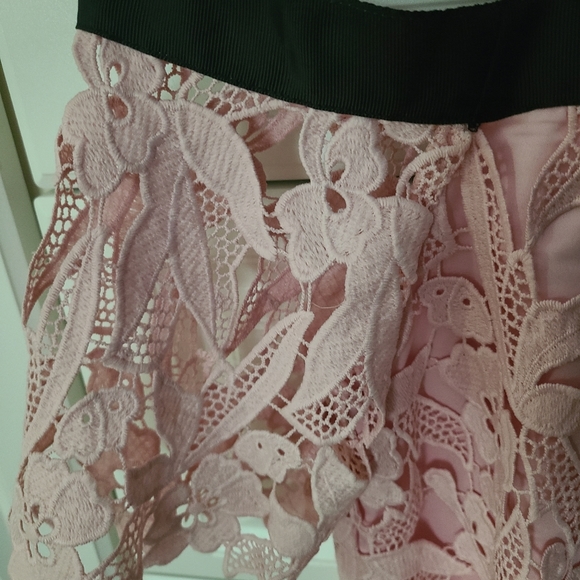 TopShop Cold Shoulder Pink Shirt - Picture 6 of 6